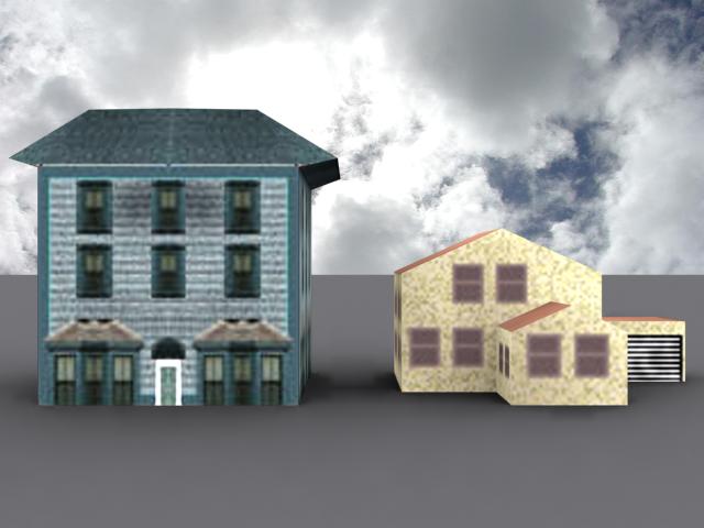 2 houses